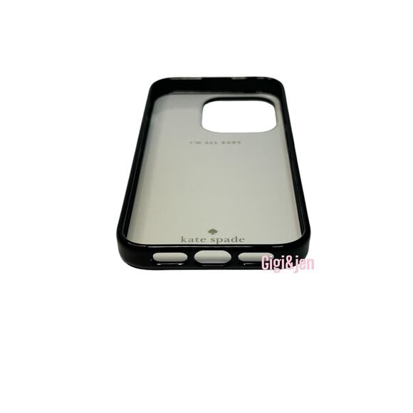 kate spade iPhone 13 Pro Max Case - Black with Red Heart - Picture 4 of 10